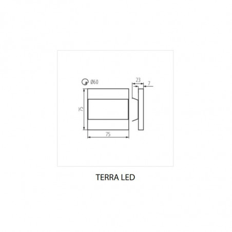 Seinavalgusti TERRA LED 23102
