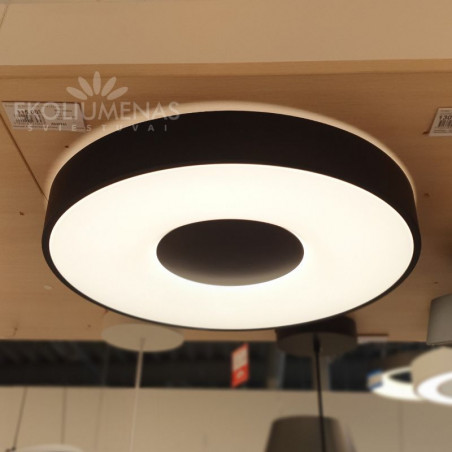 100W LED Lubinis šviestuvas COIN Black Ø65 Dimeriuojamas 7561