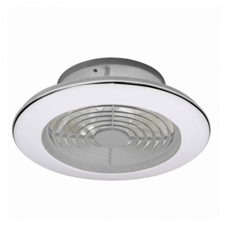70W LED Ventilaatoriga valgustid ALISIO MINI Silver Dimmerdatav 7494