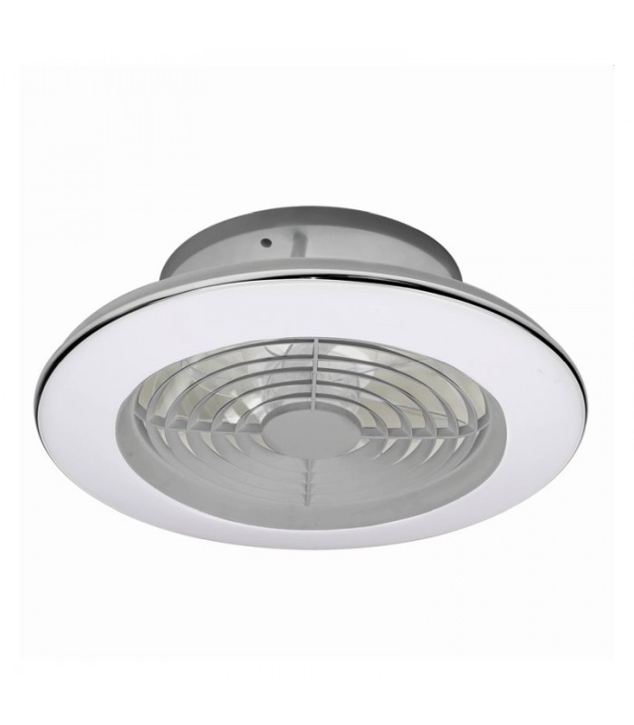 70W LED Ventilaatoriga valgustid ALISIO MINI Silver Dimmerdatav 7494